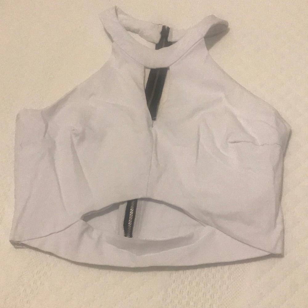 White Crop Top